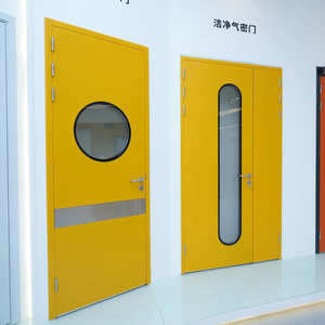 <span class=keywords><strong>Puerta</strong></span> Moderna <span class=keywords><strong>de</strong></span> Acero para Cuarto Limpio, <span class=keywords><strong>Puerta</strong></span> Médica Ignífuga e Insonorizada, Fácil <span class=keywords><strong>de</strong></span> Limpiar, para Habitaciones <span class=keywords><strong>de</strong></span> Pacientes <span class=keywords><strong>de</strong></span> Hospital y Clínicas - Product Image 1