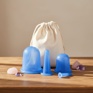 Professionelles Schröpfglas-Set mit Eigenem Logo aus Silikon für Therapie und Massage - Fettverbrennung und Hautstraffung Schönheitsgerät Großhandel - Product Image 6