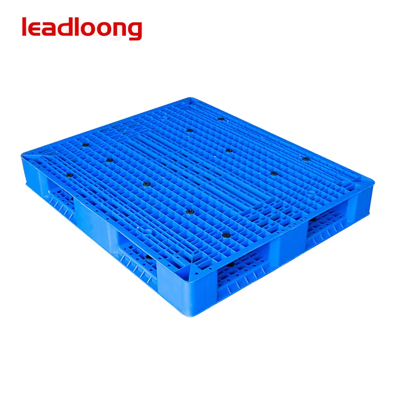 Industriële Omkeerbaar Heavy Duty 4 Manier Entry Double Side Gezicht Magazijn Gebruik Stapelbaar Goedkope Plastic Pallet