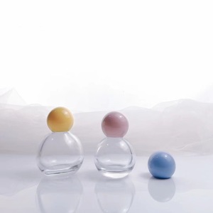 Flacon de parfum sphérique en verre transparent, flacon distributeur, flacon pulvérisateur cosmétique, échantillon - Product Image 4