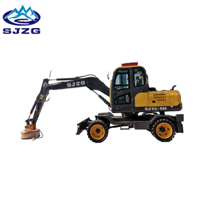 Excavadora de Ruedas Hidráulica con Dirección Flexible para Diversas Condiciones, Máquina Excavadora de Ruedas con Certificación CE - Product Image 2