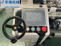 HJW822 Qingdao HURUI métier à tisser électronique à jet d'eau Dobby automatique NIUPAI NP5400 moteur et roulement fibre tissu textile machines