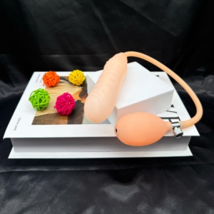 Aufblasbare Silikon-Erweiterung Selbst versprechende Dilatation vergrößerung Sexspielzeug für Erwachsene Männlich Weiblich Prostata Aufblasbarer Dildo Anal Plug - Product Image 5