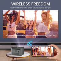 YDH-Z9 Smart 8K projecteur d'intérieur portable 1600Lumens système Android lampe à LED télécommande vocale mise au point automatique technologie Laser