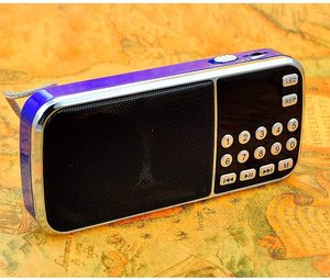 L-088 AM FM Portable Digital <strong>Radio</strong> MP3 Player Music Loudspeaker <strong>with</strong> <strong>TF</strong> Card <strong>Disk</strong> and USB Slot - Product Image 2