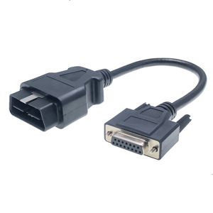 Aotai RS232 dB 15 Pin <span class=keywords><strong>OBD</strong></span> II 16 Pin Nam Để <span class=keywords><strong>Db15</strong></span> Nữ Adapter Cable Tự Động <span class=keywords><strong>OBD</strong></span> Để <span class=keywords><strong>Db15</strong></span> - Product Image 4
