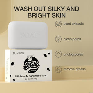 Sapone da <span class=keywords><strong>latte</strong></span> fatto a mano mediorientale a base di <span class=keywords><strong>latte</strong></span> a base di erbe olio essenziale infuso sapone da Bar idratante per la pulizia del viso sapone da bagno solido sapone da toilette - Product Image 2