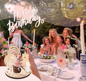 Décoration de fête d'<span class=keywords><strong>anniversaire</strong></span> Pafu couronne d'<span class=keywords><strong>anniversaire</strong></span> <span class=keywords><strong>personnalisée</strong></span> avec numéros 0-9 décoration de plaque de gâteau d'<span class=keywords><strong>anniversaire</strong></span> pour cadeau pour enfants - Product Image 5