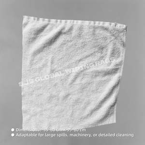 Trapos de limpieza de algodón de alta calidad, trapos blancos de toalla recuperados, trapos blancos de toalla, trapos industriales para limpieza - Product Image 3