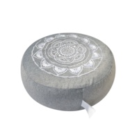 Coussins de méditation Zafu personnalisés avec logo, écologiques, en coques de sarrasin, pour enfants, coussin de sol, coussin Zafu
