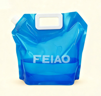 Pochette Doypack personnalisée avec bec verseur pour eau potable, conteneur en plastique portable pour camping, pique-nique et activités extérieures en Arabie Saoudite