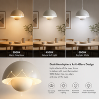 Suspension nordique en forme de pot de fleurs, lampe suspendue colorée en métal pour salle à manger, îlot de cuisine, café