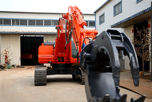 15 тоннной 25 тонн захват экскаватора навесного оборудования гидравлический вращающийся древесных бревен камень захват для бревен - Product Image 6