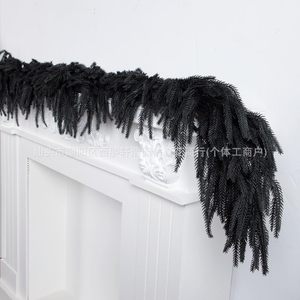 Guirlande de pin noir Xuanhaoyuan pour Halloween, 60 cm, pour la décoration de la maison et les fêtes - Product Image 3
