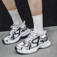 Chaussures de sport personnalisées 2026, fabrication de baskets, logo personnalisé, chaussures de sport à semelle en caoutchouc, baskets décontractées, style de marche pour homme, chaussures épaisses