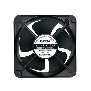 Ventilateur de radiateur à faible bruit Ac20060BL avec roulement à billes, grand débit d'air (CFM), ventilateur axial 200MM 20060, 200x200x60mm - Product Image 3