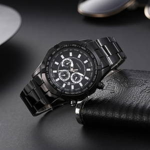 Người Đàn Ông Mới Của Thể Thao Thạch Anh Xem Với Ban Nhạc Thép Và Ba-Mắt Sáng Vòng Đeo Tay Lịch Hiển Thị Bán Buôn Thiết Lập Thời Trang Phong Cách - Product Image 6