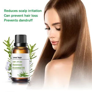 Olio essenziale di rosmarino di alta qualità per accelerare la crescita dei capelli puro olio naturale per la cura dei capelli