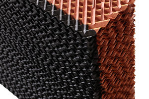 Zusammen gebautes 7090 Papier-Nassvorhang-Kühl kissen für das Verdunstung kühlsystem des Gewächshaus geflügel hauses - Product Image 3