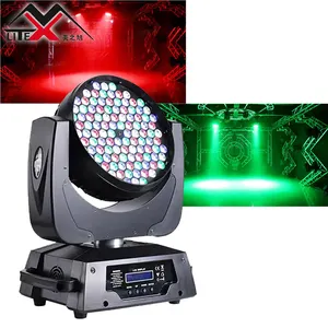 2022热卖dj设备DMX512彩色室内RGBW 108pcs 3w发光二极管移动洗头灯