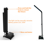 Lampe LED autoportante 9x10W rgbwa + uv 6 en 1, nouveauté, éclairage de scène DJ, mur lavage, perche, sans fil dmx