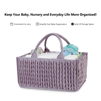 Panier à couches pliable pour bébé, sac de rangement pour panier à couches, lingettes en feutre pour maman avec plaque séparatrice