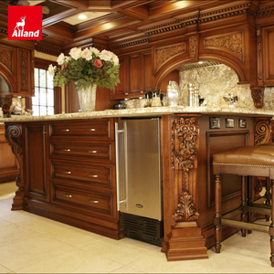 Allandgroup Organizing Ideas - Juego de Muebles de Cocina Rústicos y Tradicionales Estilo Campestre de los Años 70 con Islas y Estufa - Product Image 3