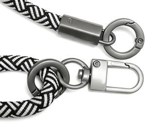 สายคล้องโทรศัพท์หลากสีสัน ทำจากโพลีเอสเตอร์แบบทอ สายหนัง PU ปรับได้ สายคล้องข้อมือ สายคล้องโทรศัพท์มือถือ - Product Image 2