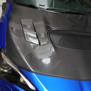 Capó de Fibra de Carbono Estilo <span class=keywords><strong>WRC</strong></span> con Rejillas de Ventilación para Toyota 86 Scion FRS GT86 FT86 Subaru BRZ 2012-2019, Cubierta de Cofre Delantero - Product Image 5