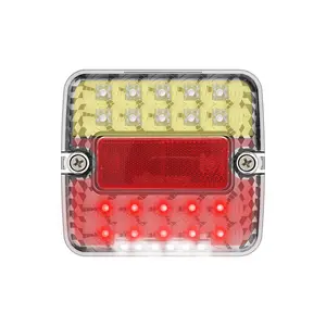 Achter Reverse Stop Light Indicator Set Truck Trailer Nummerplaat Lamp Achterlicht