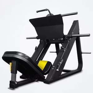 Equipo de gimnasio comercial, entrenamiento de fuerza, placa de peso, carga, máquina de prensa de piernas con inclinación lineal, prensa de piernas de 45 grados - Product Image 1