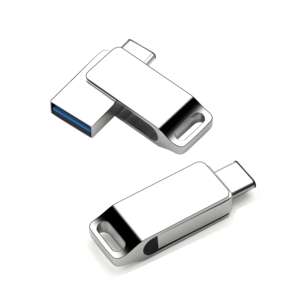Clé USB C pivotante populaire, mini, rotative, 2.0 et 3.0, clé USB de type C, clé USB flash, accessoire pour téléphone portable de type C - Product Image 1