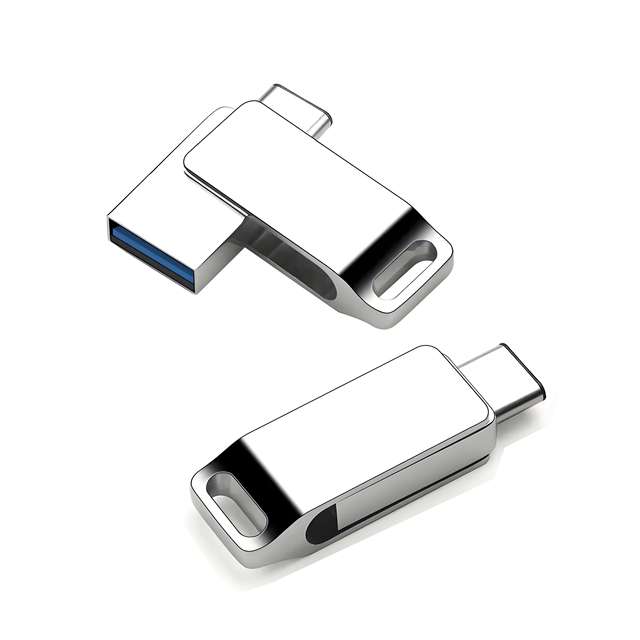 Popular Mini Swivel Rotate USB C Stick 2.0 and 3.0 Type C Memory Pendrive Thumb Usb Flash Drive Type-C Mobile Phone Accessory