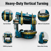Machine à tourner verticale robuste DRC Machinery CK5240Q, manuelle, pour le traitement des métaux, construction, roulement 380V 60Hz, garantie 1 an