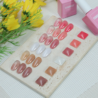 FZANEST 36 Couleurs Nude Jelly Gel Polish Set Light Color Gel Vernis À Ongles 15ml Transparent Cristal Manucure Kit