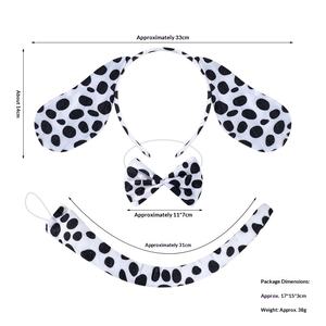 Accessoires de tête pour enfants en tissu en gros, petits animaux, serre-tête de bouledogue, accessoires de scène pour enfants, jeux, dalmatiens - Product Image 5