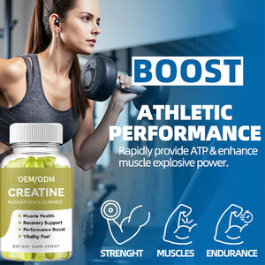 Permen Karet Creatine Probiotik Bebas Gluten Bebas Gula Suplemen Pendukung Elektrolit Label Pribadi ODM Grosir Pasokan Massal - Product Image 2