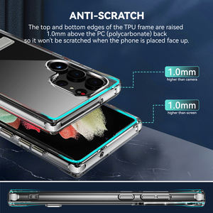 Étui Transparent antichoc mince pour téléphone portable, sacs et étuis pour Samsung S23 Ultra avec support - Product Image 3
