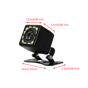 AHD 480P ראיית לילה IP68 עמיד למים 170 מעלות זווית רחבה מצלמת גיבוי מסלול דינמי עם 4LED 8LED 12LED - Product Image 2