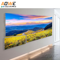 Mur vidéo LED couleur intérieur 3m x 2m, pas de pixel P1.5-P3.9, design ultra-mince, système complet pour la publicité (également disponible en 4m x 3m)