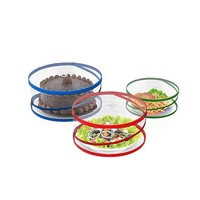 Opvouwbare voedselafdekking van gaas, inklapbaar, anti-vlieg voedselnet, herbruikbaar, beschermend scherm voor eten op tafel, voor thuis en picknick