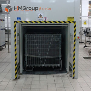 <span class=keywords><strong>Cage</strong></span> métallique empilable et pliable en zinc galvanisé lisse, capacité de charge 600 kg, pour le stockage et le transport de préformes PET - Product Image 1
