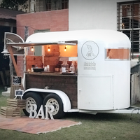 Remorque pour chevaux, barres mobiles, Van de vente de glaces, camion de nourriture Vintage, boîte pour chevaux, kiosque de nourriture, remorque de nourriture