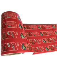 Film plastique d'emballage de Sauces tomate, 10g, 5 pièces, pour salades, taille/Logo personnalisé