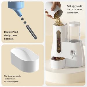 Mangeoire automatique et distributeur d'eau pour hamster 2-en-1 | Conception anti-basculement pour gerbilles et hamsters syriens - Product Image 3