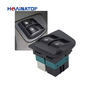 HOWINATOP 735417033 Interruptor Eléctrico Doble para Control de Ventanas, Botón Regulador para <span class=keywords><strong>Fiat</strong></span> <span class=keywords><strong>Doblo</strong></span> Cargo 2001-2010 - Product Image 1