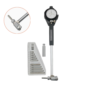 Jauge de diamètre de trou <span class=keywords><strong>Mitutoyo</strong></span> 511-713-20 en acier inoxydable avec levier, plage de 50 à 150 mm, graduation de 0,01 mm avec indicateur de cadran 2046AB - Product Image 1