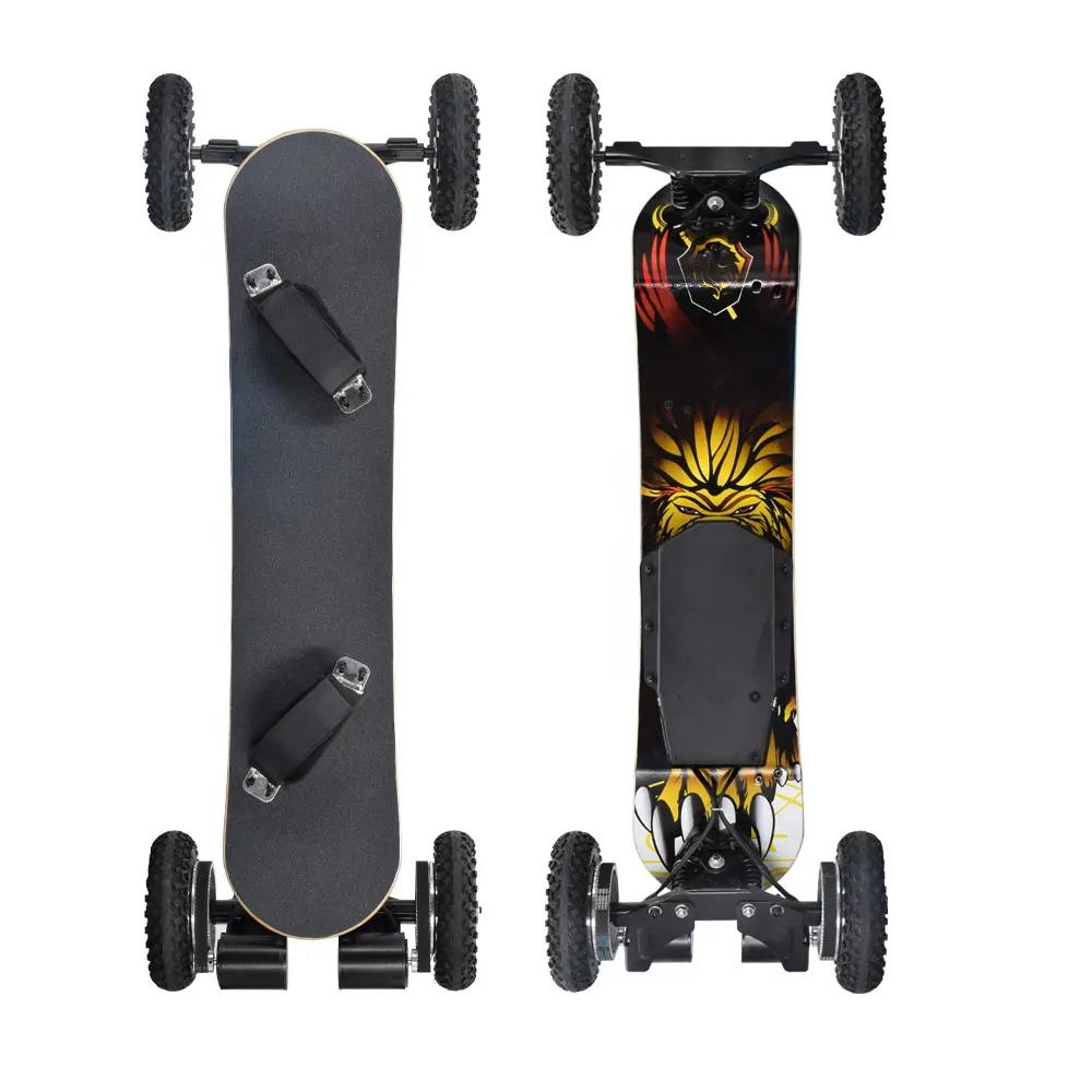 2020 NEW ARRIVAL Dual motor 4 wheel Off-road Mountain board electric skateboard