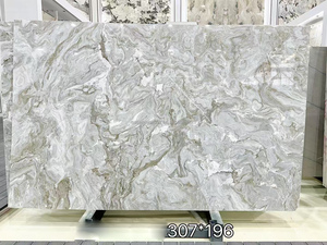 Azulejos de losa grande pulida de cuarcita de mármol blanco de avalancha de Crema Ibere Natural brasileña para encimeras mesas de centro 1 año para - Product Image 6