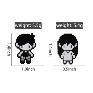 <span class=keywords><strong>Pixel</strong></span> RPG juego esmalte pines lindo héroe Sunny Anime Cosplay broche solapa insignia joyería divertida para Fans - Product Image 6